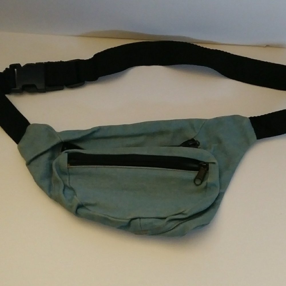 VTG Denim Canvas Fanny Pack